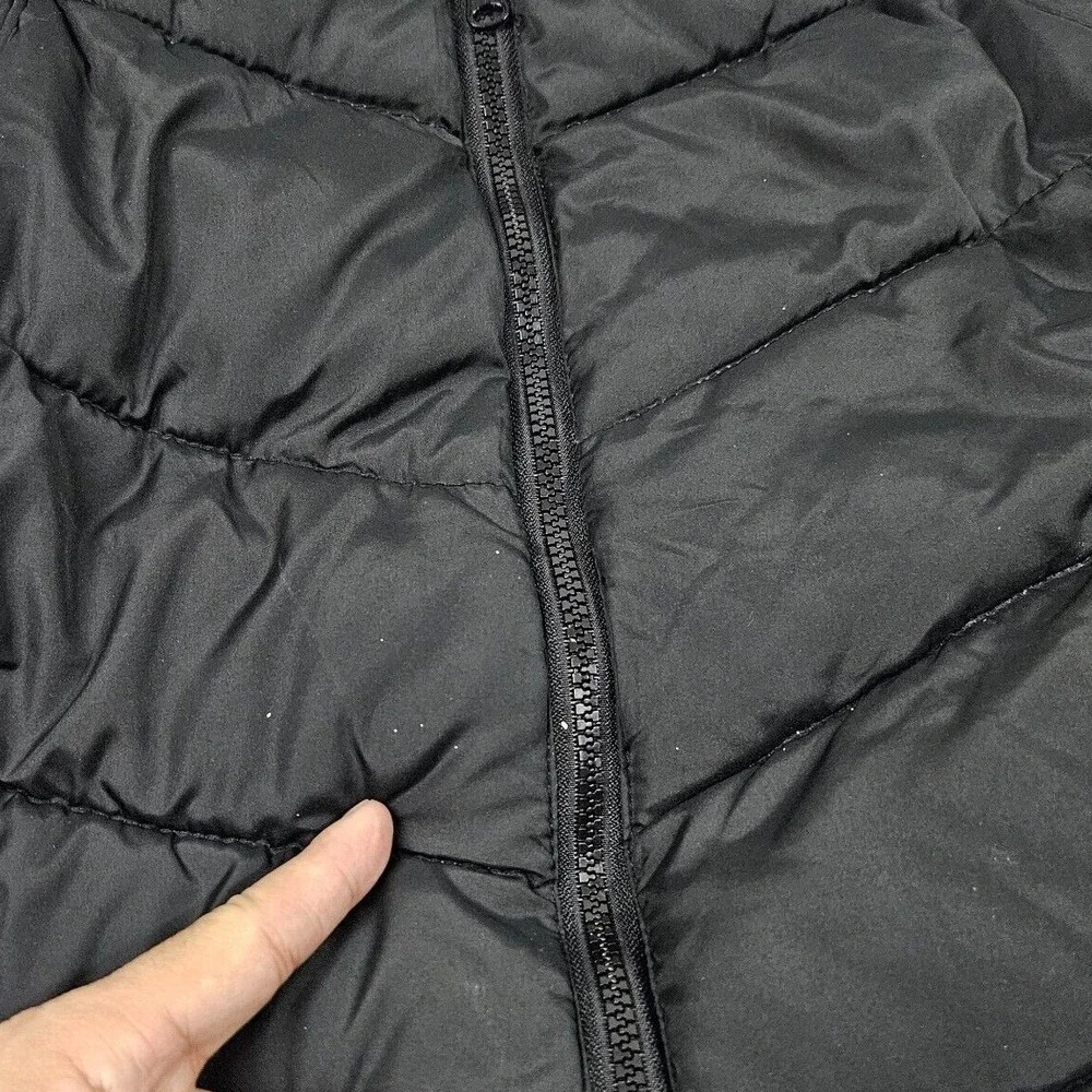 PAO Sport‎ Sherpa Lined Puffer Vest L Black Gorpcore Quilted Insulated Outdoor